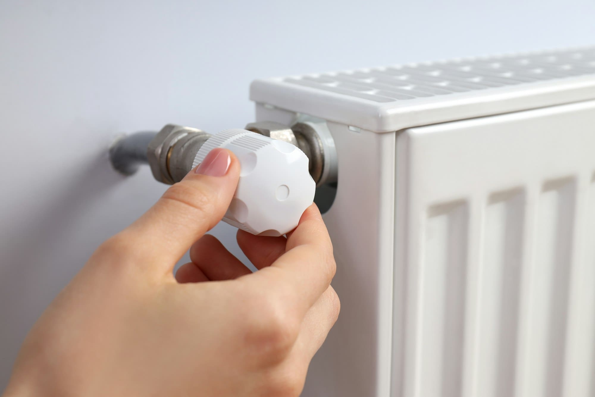 Concept of heating season, rise in heating prices